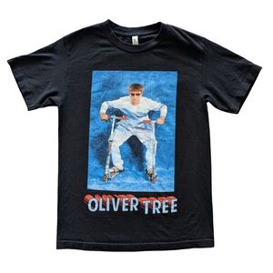 Alstyle Oliver Tree Men's‎ Small Black Short Sleeve Graphic Music Tee Shirt